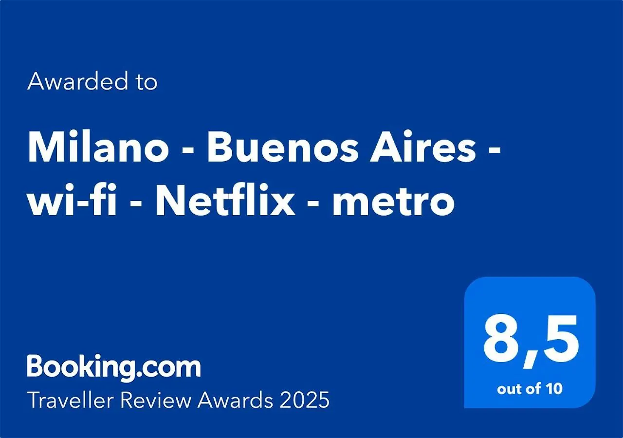 Milano - Buenos Aires - Wi-Fi - Netflix - Metro Apartment
